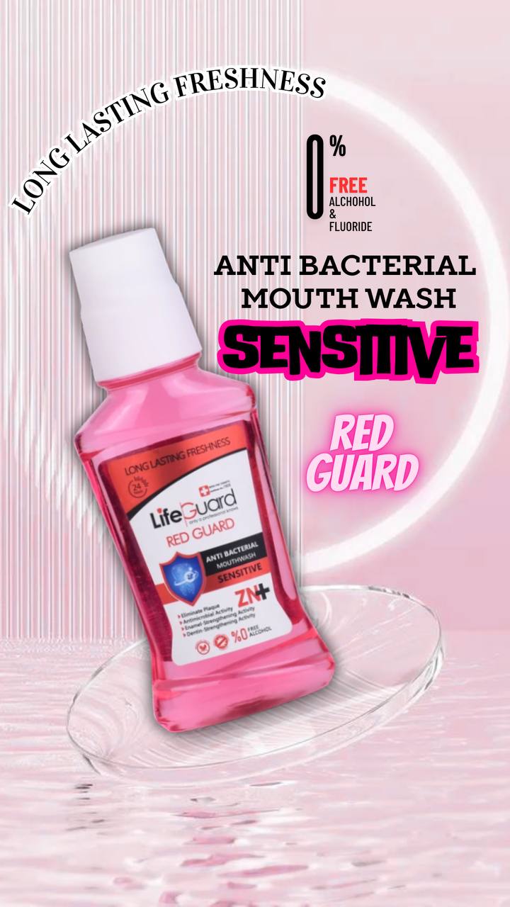 محافظ لثه و دندان‌های حساس سفیدکننده و ضدعفونی‌کننده دهان و دندان جلوگیری از رشد باکتری‌ها